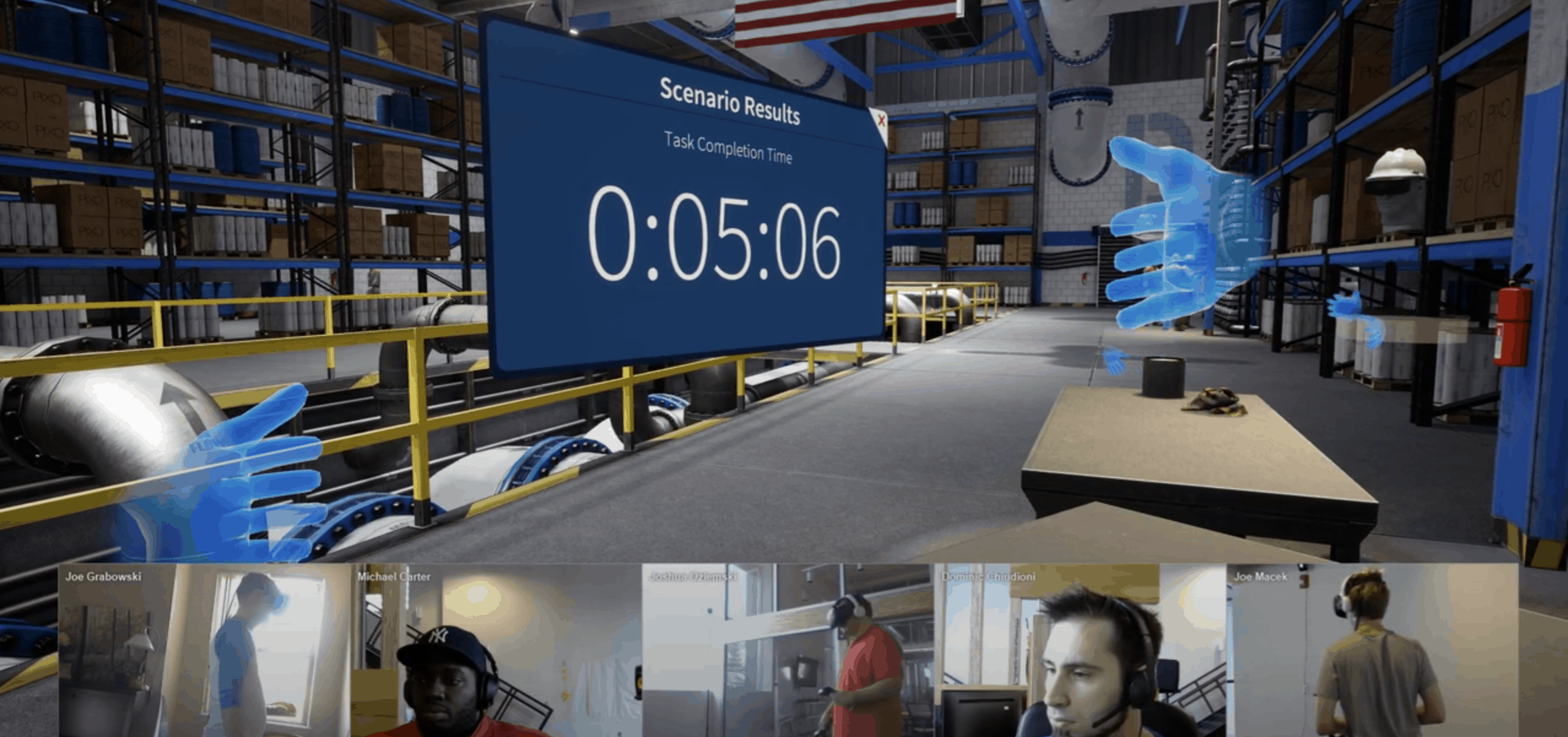 Screenshot-of-virtual-reality-training-live-broadcast-using-VR-headset-hardware