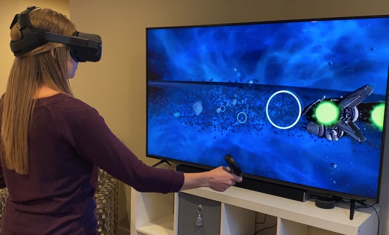 DPVR-VR-헤드셋을 사용하여 Vivid-Vision-Home을 통한 사시 수술 복구