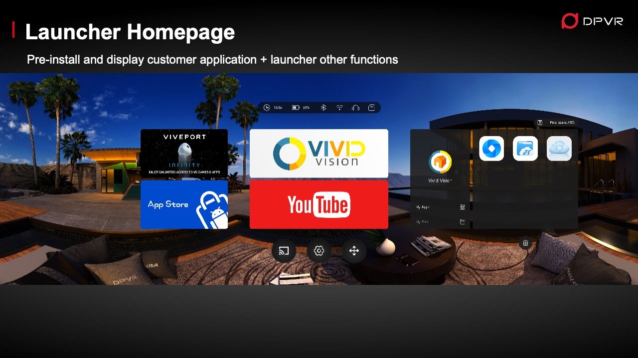 VR-Launcher-homepage-start-up-customisation