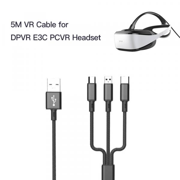 DPVR-E3-câble-HDMI-3-en-1-E3C-en cours d'utilisation